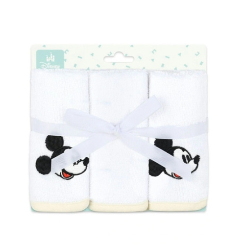 Mickey Baby/Kids Cotton Bath Washcloth 25x25cm in White