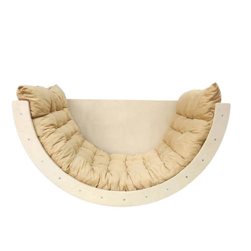 Montessori Wooden Rocker & Climbing Arch