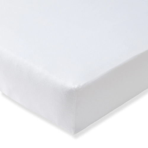 Solid Organic Cotton BEESNUG® Fitted Crib Sheet - Cloud