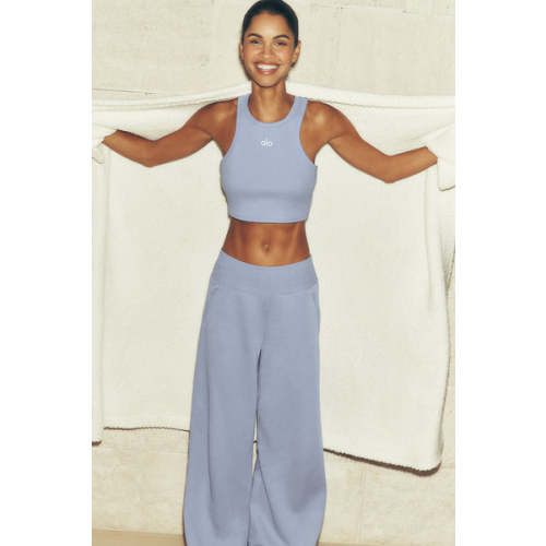 Serenity Wide Leg Sweatpant - Winter Frost