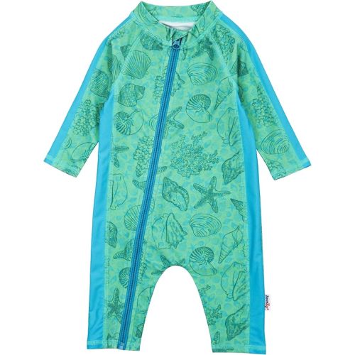 SwimZip Girls' Long-Sleeve UPF 50+ Swimsuit for Baby, Toddler, & Little Girls