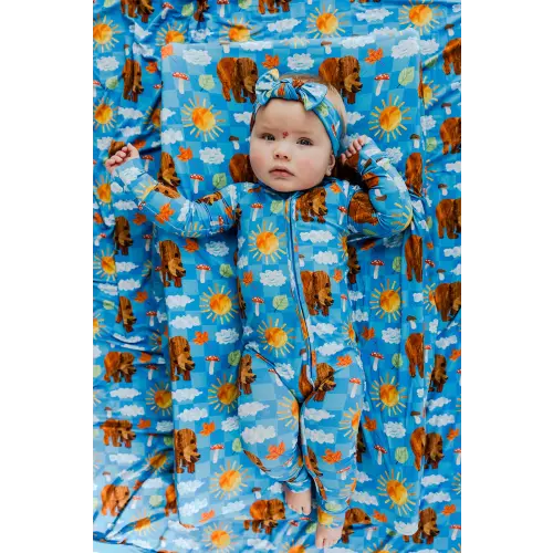 BEAR-Y BLUE SKIES DREAM ROMPER 12-18m