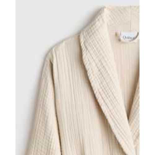 Turkish Cotton Robe in Birch