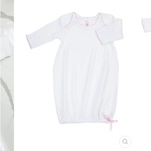 Paty Knit Overlap Shoulder Gown | Posh Tots Children's Boutique