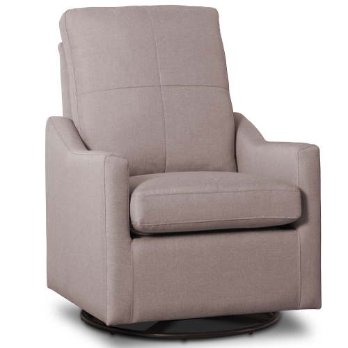 Delta Children Kenwood Slim Nursery Glider Swivel Rocker Chair, French Grey