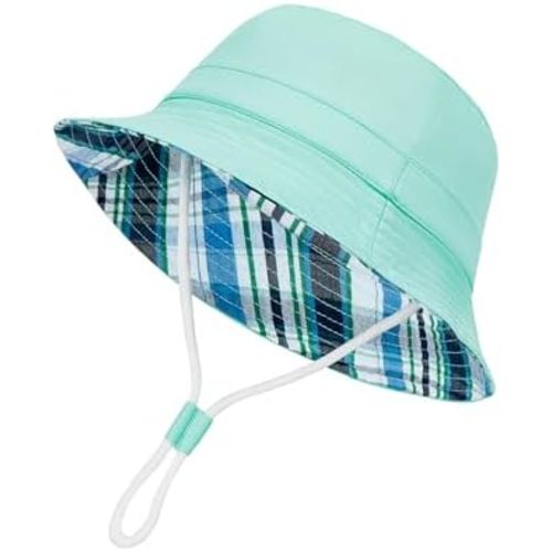 Durio UPF 50+ Beach Baby Sun Hat Sun Protection Cute Wide Brim Summer Baby Boy Bucket Hats Toddler Sun Hats for Girl