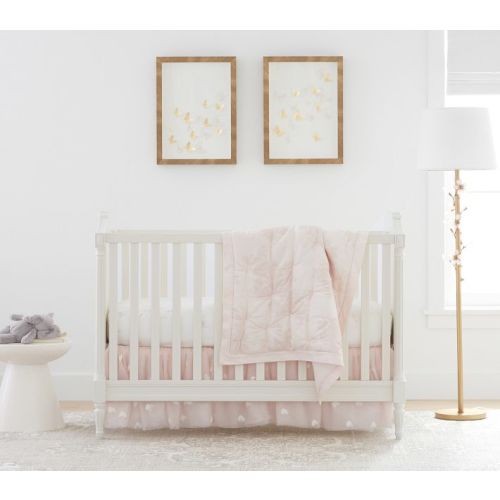 Monique Lhuillier Ethereal Lace Toddler Comforter | Pottery Barn Kids