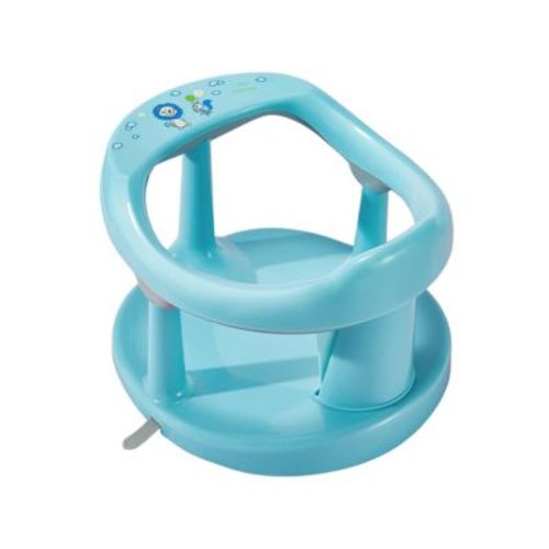 Angel Sar Baby Bath Seat, 360° Wrap-Around Shower Chair with Suction Cups, Non-Slip Bathtub Seat for Infants 6 Months & Up, Cyan