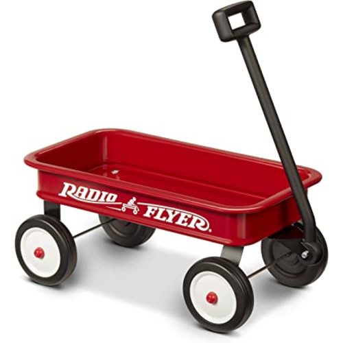 Radio Flyer 16.5 Inch Kids Wagon, Toy Wagon for Kids, Rolling Cart, Carts with Wheels, for Ages 1.5+ Years
