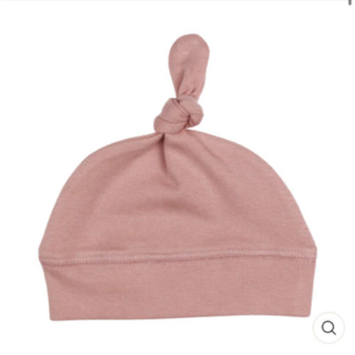 Mauve Organic Knotted Cap