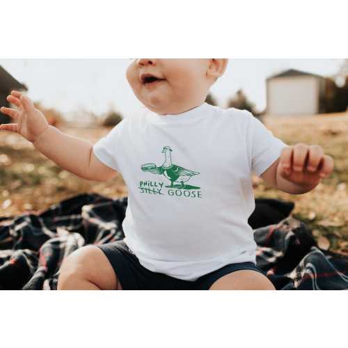 Philly Goose Infant Tee, Silly Goose Baby Shirt, Baby Eagle Shirt, Baby Shower Gift, Gift for Philly Fan, Baby Football Shirt