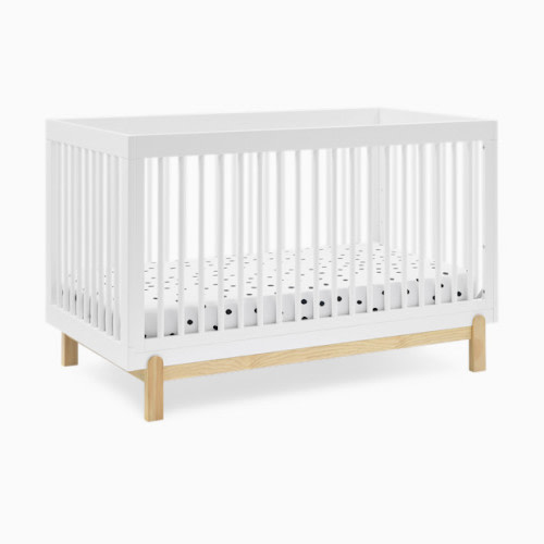 Delta Children Poppy 4-in-1 Convertible Crib - Bianca White/Natural
