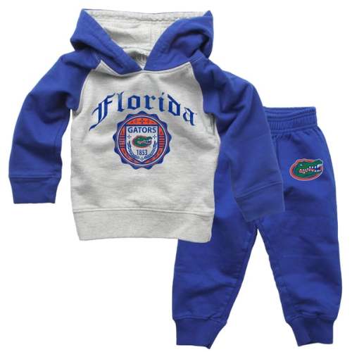 Infant Wes & Willy  Royal Florida Gators Raglan Hoodie and Sweatpants Set
