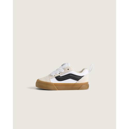 Toddler Knu Skool Shoe in Turtledove White / Marshmallow White | Vans