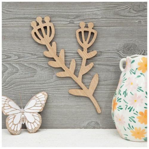 Flower Wood Wall Decor