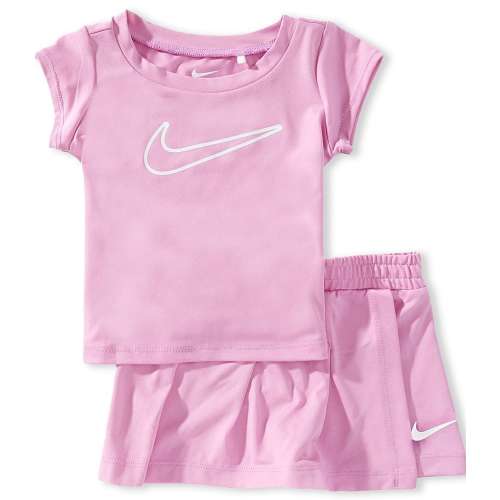 Nike Baby Girls Short Sleeve All Play Tee & Skort 2-Piece Set