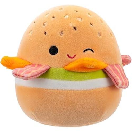Squishmallows Original 5-Inch Geronimo Breakfast Bagel - Official Jazwares Plush