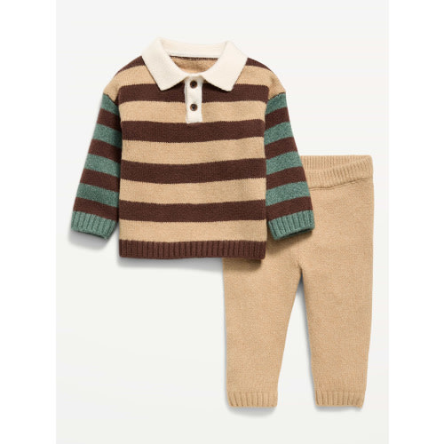 SoSoft Collared Top and Pants Set for Baby
