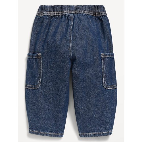 Baggy Barrel-Leg Cargo Jeans for Baby