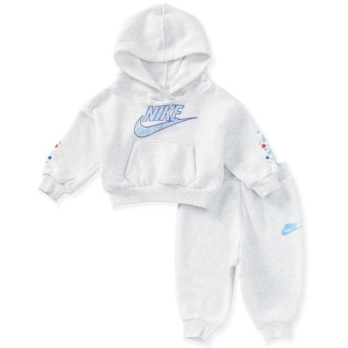 Nike Baby Girls Long Sleeve Retro Remix Hooded And Jogger Set