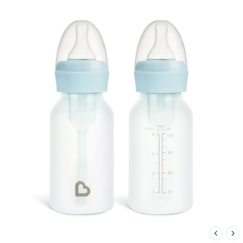 Bond® Silicone Glass Bottle 4oz 2pk | Munchkin