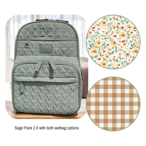 The Pack 2.0 Ultimate Diaper Bag - Sage