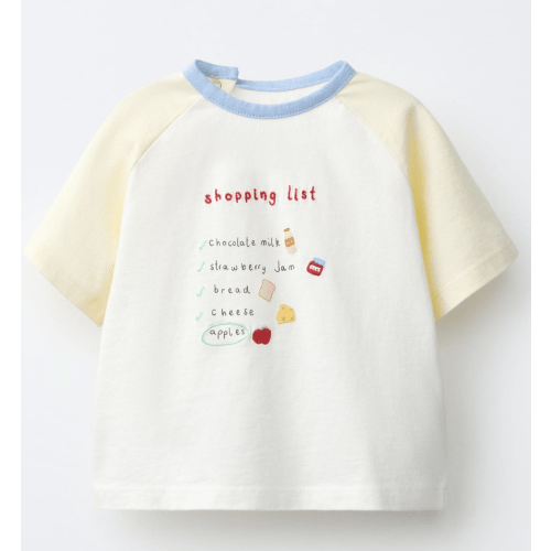 CONTRASTING RAGLAN SLEEVE T-SHIRT