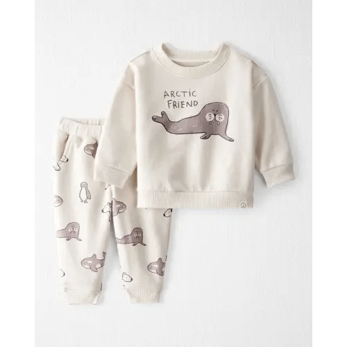 Baby 2-Piece Set Made with Organic Cotton in Artic Friends Print - Little Planet | Carter's