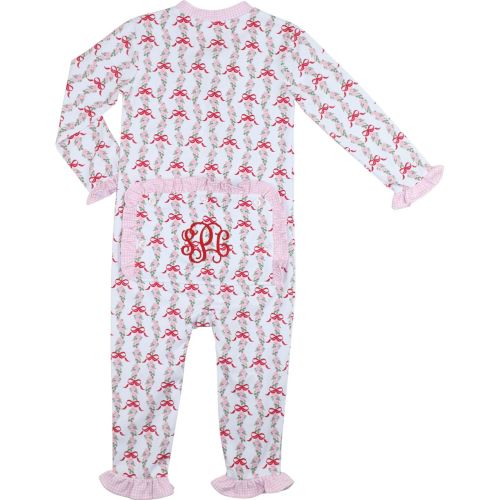 Christmas Bows Knit Zipper Pajamas – Cecil & Lou