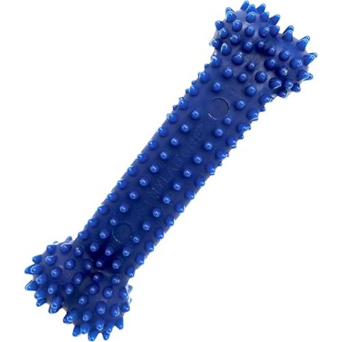 Nylabone Textured Dental Bone Flexi Chew Toy for Dogs, Dog Toys for Moderate Chewers, Chicken Flavor, Small - Up to 25 Ibs, 1 Count