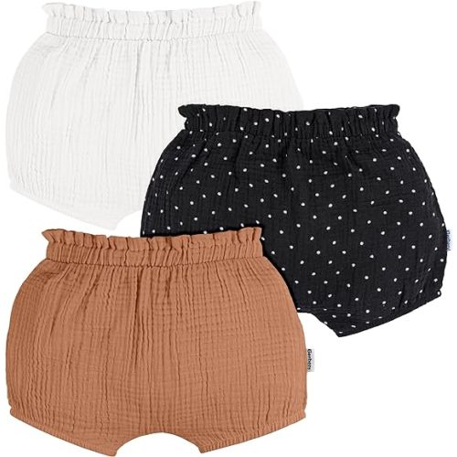 Gerber Baby-Girls 3-Pack Bubble Shorts