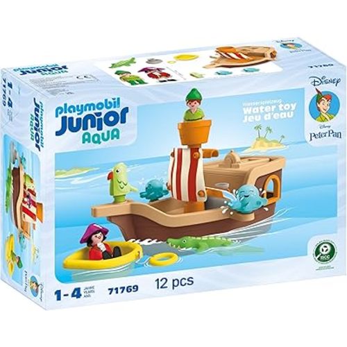 Playmobil Junior & Disney: Peter Pan's Splashing Pirate Ship