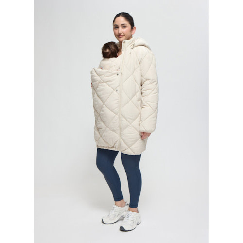 Grow With You Maternity Hooded Long Parka Jacket
