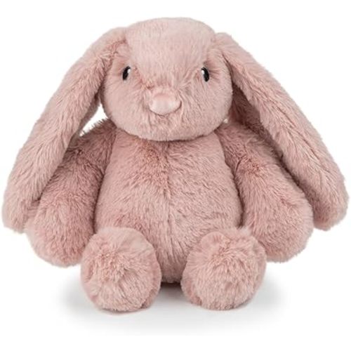 Best Pet Supplies Interactive Bunny Buddy Dog Toy with Crinkle and Squeaky Enrichment for Small and Medium Breed Puppies or Dogs, Cute and Plush - Bunny (Mauve), Small