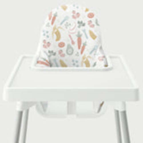Highchair Cushion Cover - Blue and Green Anderson Stripe – Yeah Baby Goods
