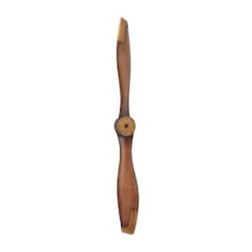 5 in. x 48 in. Metal Brown 2 Blade Airplane Propeller Wall Decor with Aviation Detailing