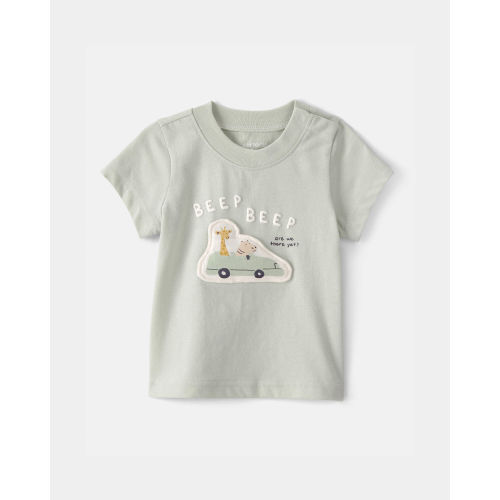 Baby Critter Road Trip Graphic Tee - Green