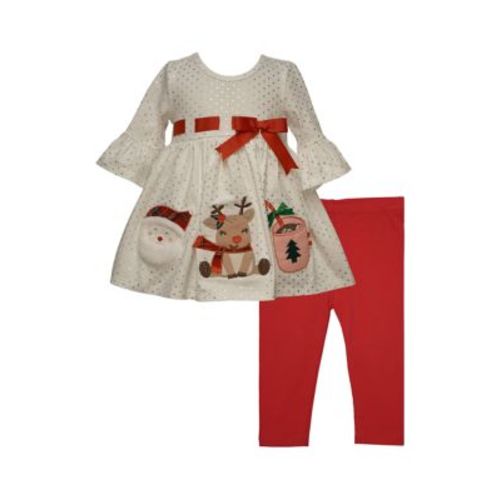 Baby Girls Ornament Set with Leggings