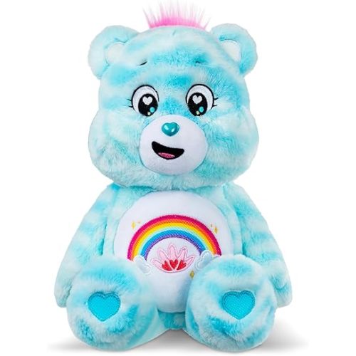 Care Bears - 14" Sweet Serenity Bear - Medium Size Plush, Sensory Toy, Emotional Support Plushie, Ages 4+