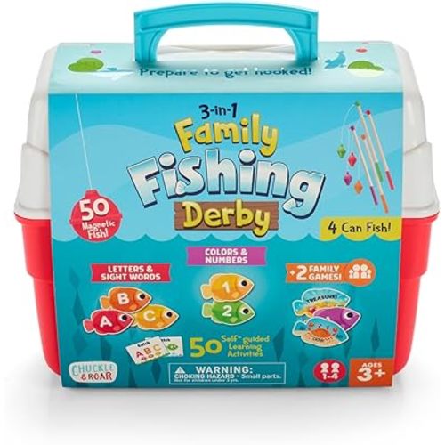 Chuckle & Roar Family Fishing Derby Learn While You Play Game