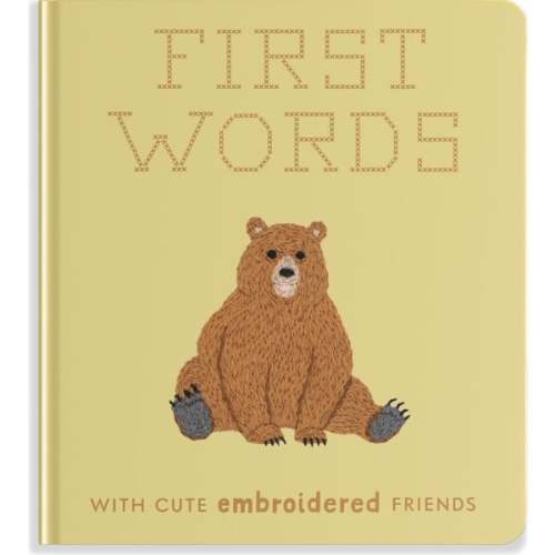 First Words with Cute Embroidered Friends - Blue Star Press | Maisonette