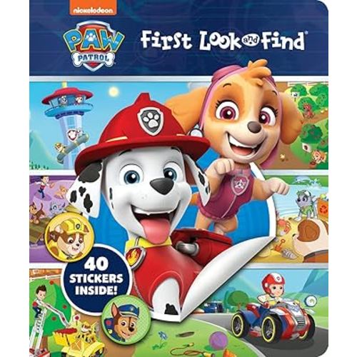 Nickelodeon PAW Patrol - First Look and Find Activity Book with 40 Stickers! - PI Kids