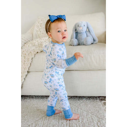 Convertible Zip Romper in Tied In Blooms | Caden Lane