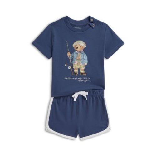 Boys' Polo Bear Cotton Jersey Tee & Shorts Set - Baby