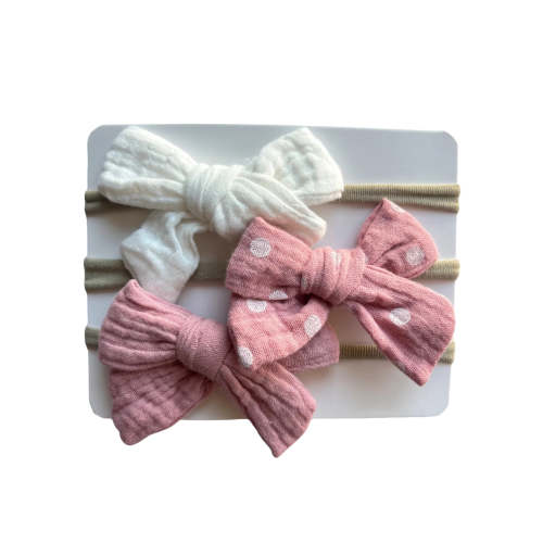 3-Pack Nylon Bows, Eloise