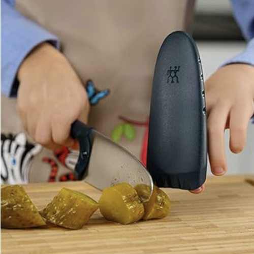 ZWILLING Twinny Stainless Steel Children's Chef's Knife, 10cm, Rounded Blade, Child-Friendly Design, Plastic Handle, Blue: Home: Amazon.com.au
