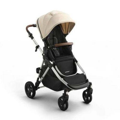 Mockingbird Modular Single-To-Double Full Size Stroller 3.0 - Oat: Adjustable Harness, Flat-Free Tires, Machine Washable Seat Pad