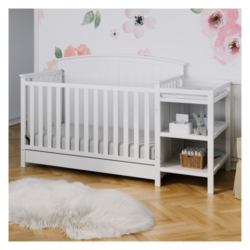Steveston 5-in-1 Convertible Crib and Changer with Storage