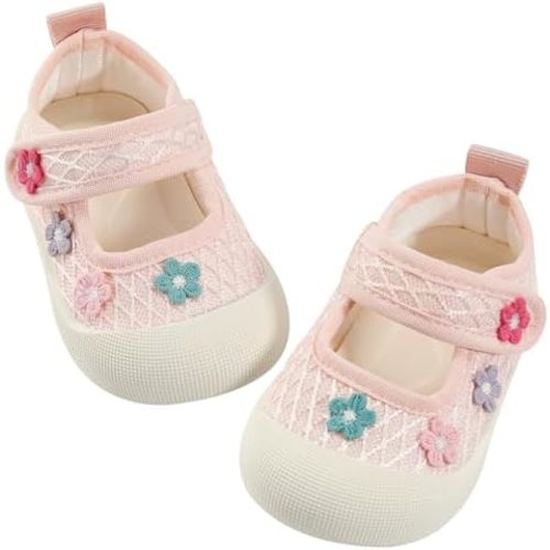 GEMYSE Baby Girls Shoes Non-Slip Infant First Walker Sneakers