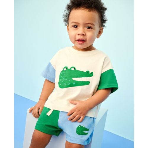 Baby Relaxed Fit Graphic T-Shirt & Shorts Set